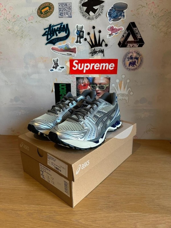 Asics Kayano 14 silver blue 2