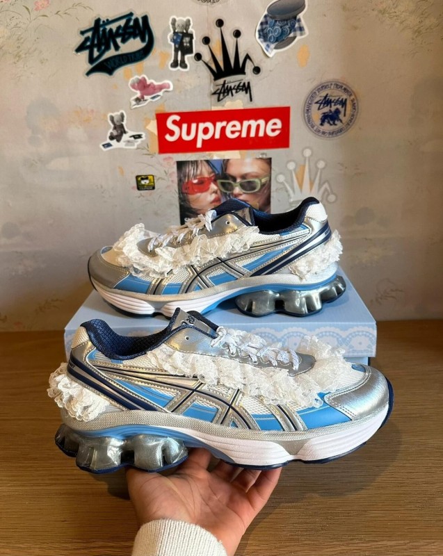 Asics Gel-Kinetic Fluent blue silver / bleu argent