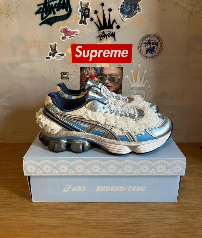 Asics Gel-Kinetic Fluent blue silver / bleu argent 2
