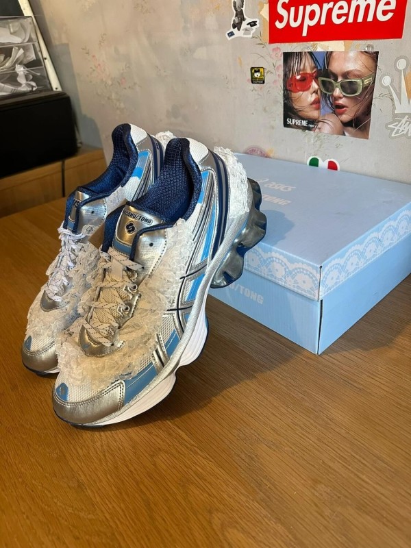 Asics Gel-Kinetic Fluent blue silver / bleu argent 2