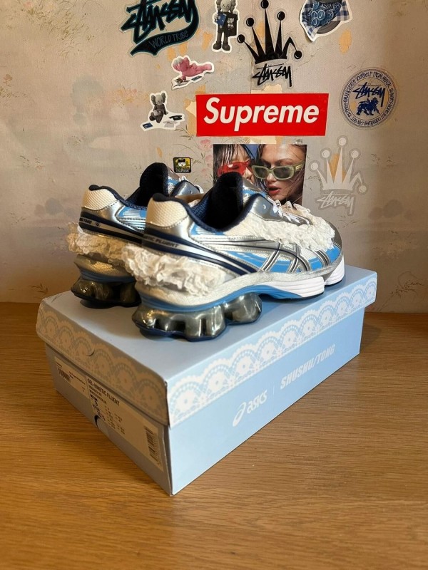 Asics Gel-Kinetic Fluent blue silver / bleu argent 2