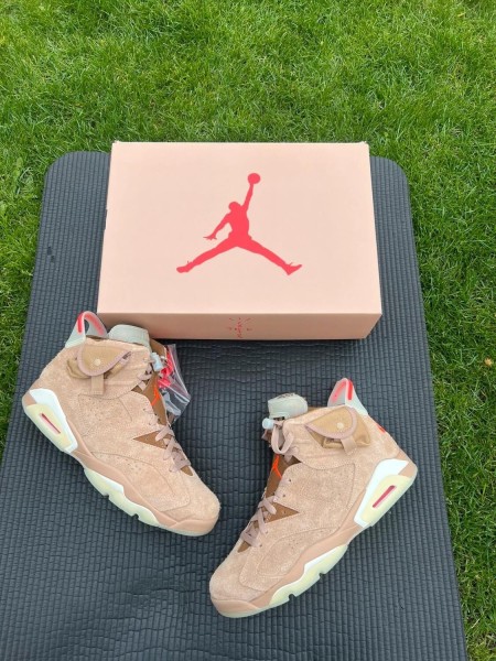 Nike Air Jordan 6 Travis Scott British Khaki