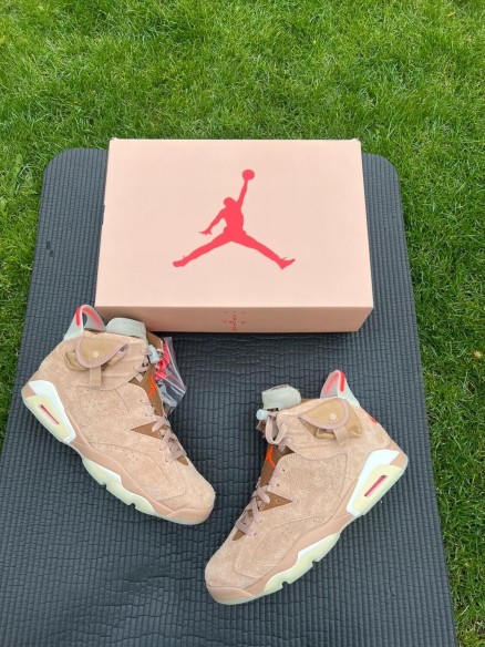 Nike Air Jordan 6 Travis Scott British Khaki