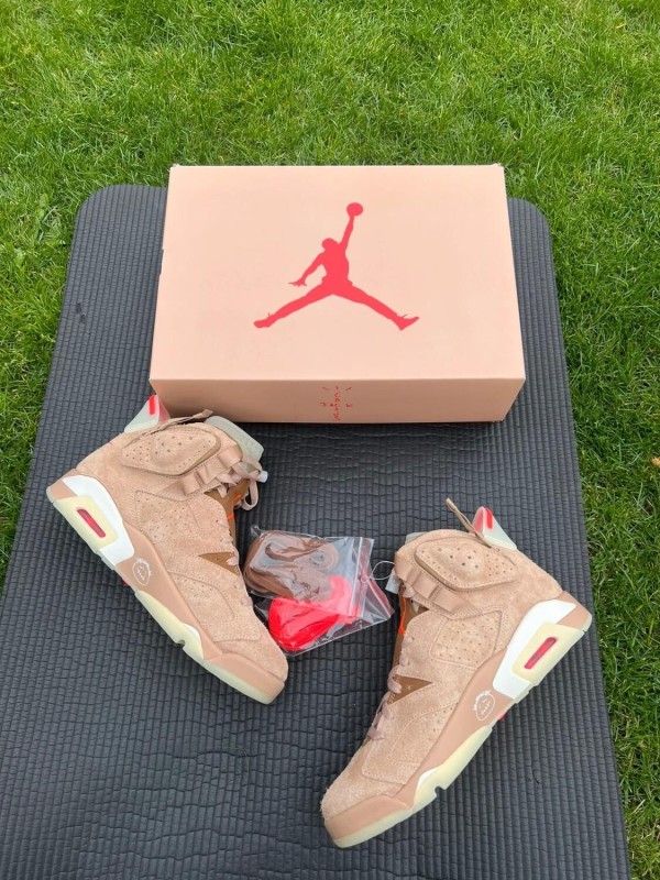 Nike Air Jordan 6 Travis Scott British Khaki 2