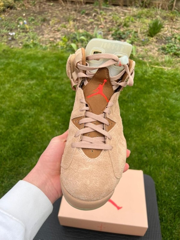 Nike Air Jordan 6 Travis Scott British Khaki 2
