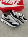 Nike air max 1 essential black pure platinum white grey