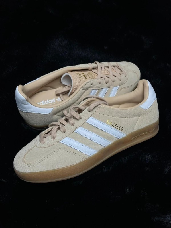 Adidas gazelle indoor beige crème