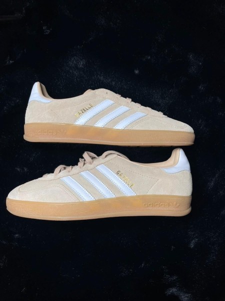Adidas gazelle indoor beige crème