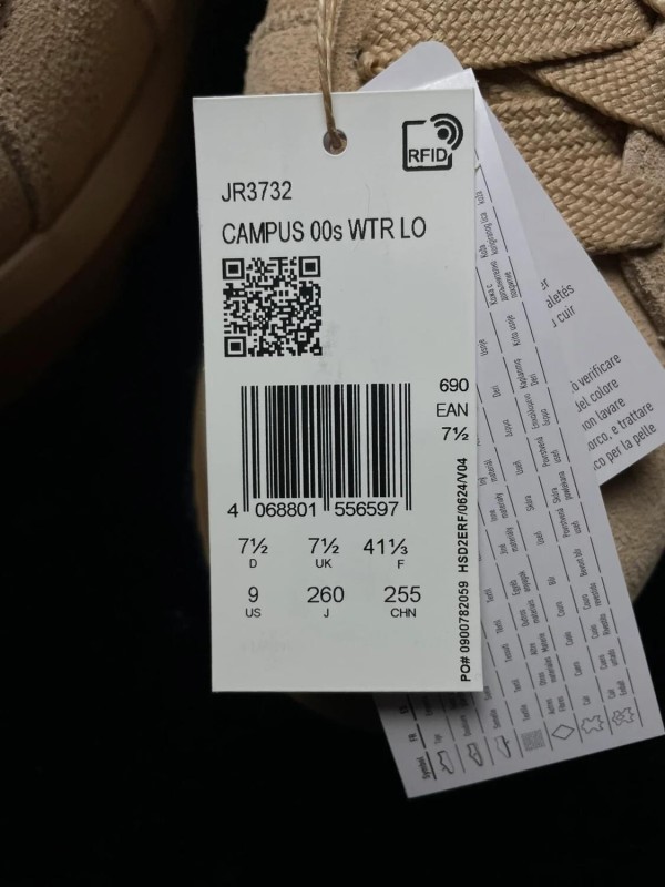 adidas campus 00s winter low magic sand beige crème marron taille 41 1/3 neuf 2