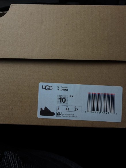 Ugg lowmel basket black noir - taille 41