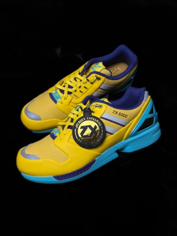 Adidas ZX 8000 Consortium Yellow blue glow - taille 45 1/3