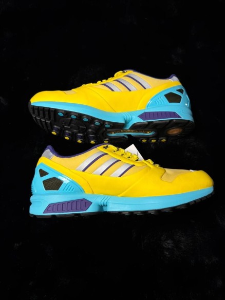Adidas ZX 8000 Consortium Yellow Blue Glow - Taille 46 2/3