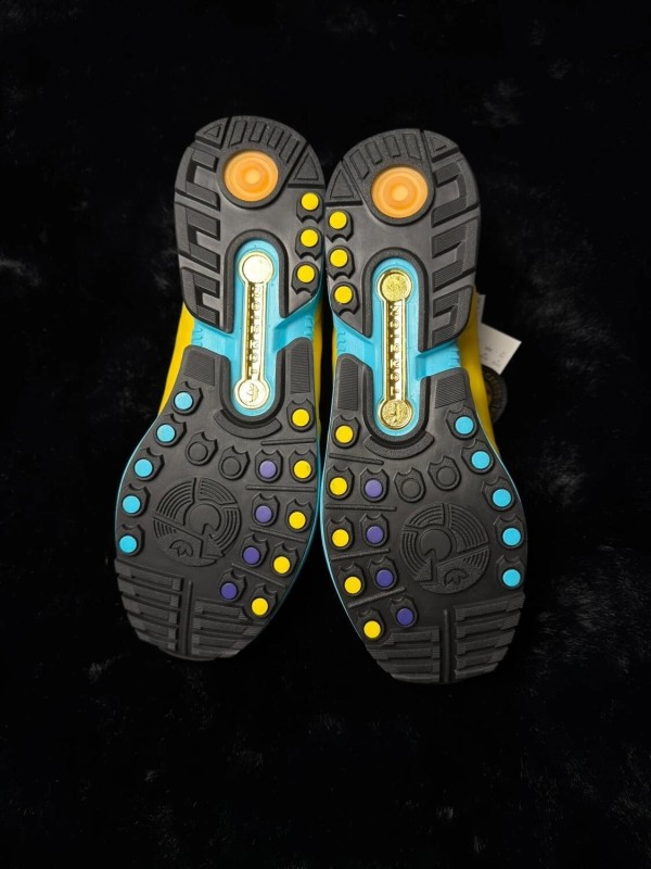 Adidas ZX 8000 Consortium Yellow Blue Glow - Taille 46 2/3 2