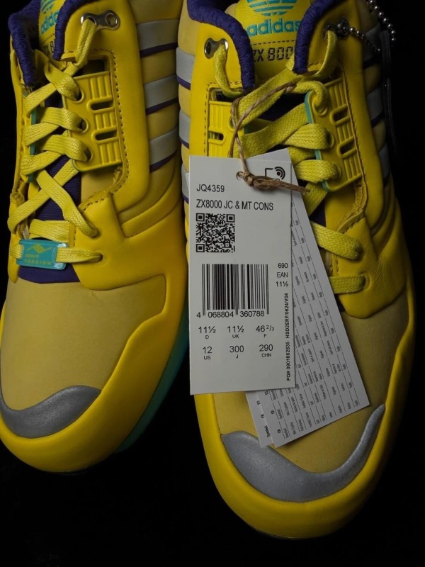 Adidas ZX 8000 Consortium Yellow Blue Glow - Taille 46 2/3 2