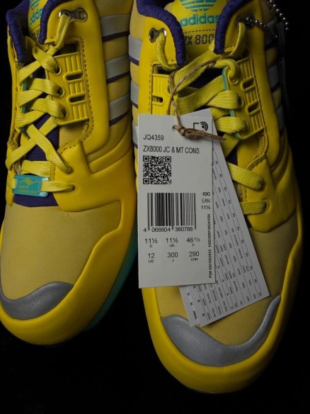 Adidas ZX 8000 Consortium Yellow Blue Glow - Taille 46 2/3