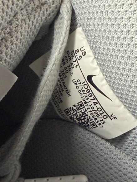 Nike Air Force 1 Central Cee Black White Smoke Grey - Taille 42