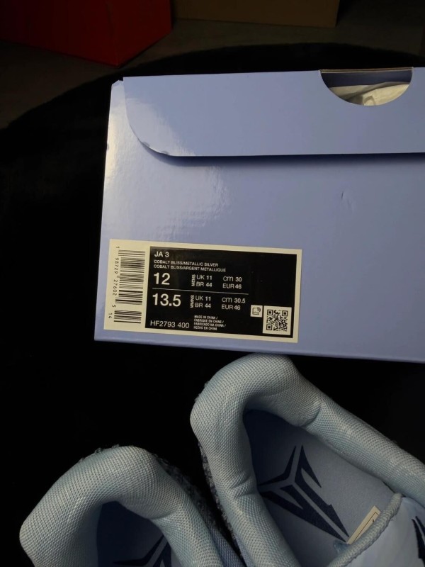 Nike Ja 3 Cobalt Bliss Blue - taille 46 2