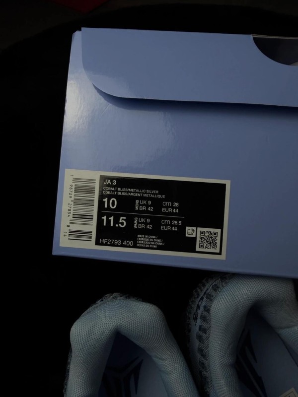 Nike Ja 3 Cobalt Bliss Blue - Taille 44 2