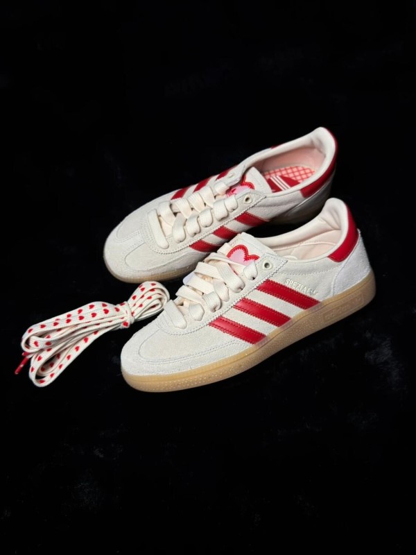 adidas handball spezial saint valentin rose rouge - taille 39