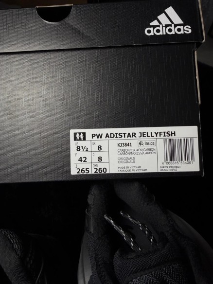 Adidas adistar jellyfish pharrell williams triple black - taille 42