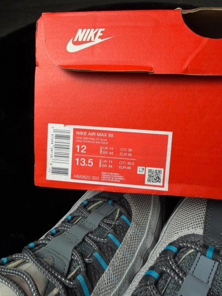 Nike air max 95 baltic blue - taille 46