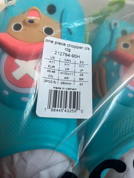 crocs one piece tony chopper