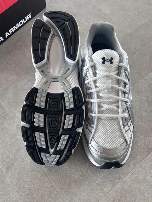 Under Armour UA sola Silver White Grey 2