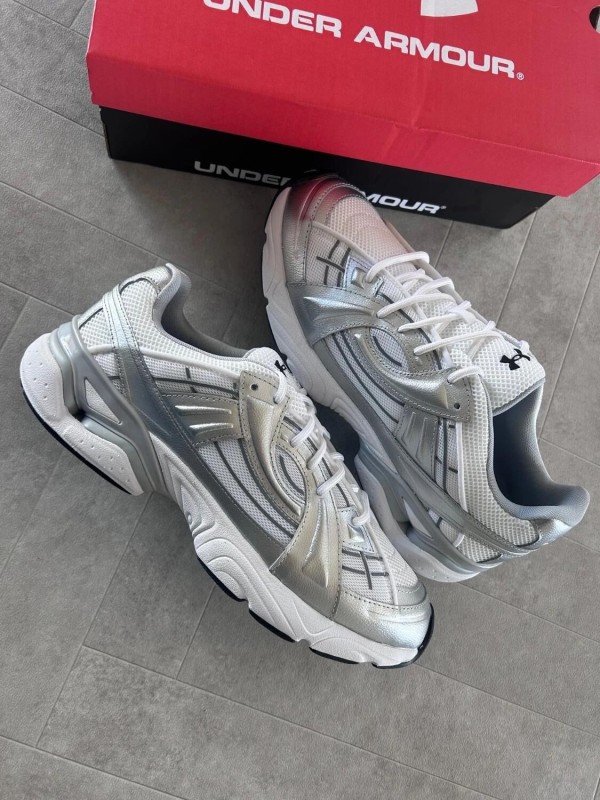 Under Armour UA sola Silver White Grey 2