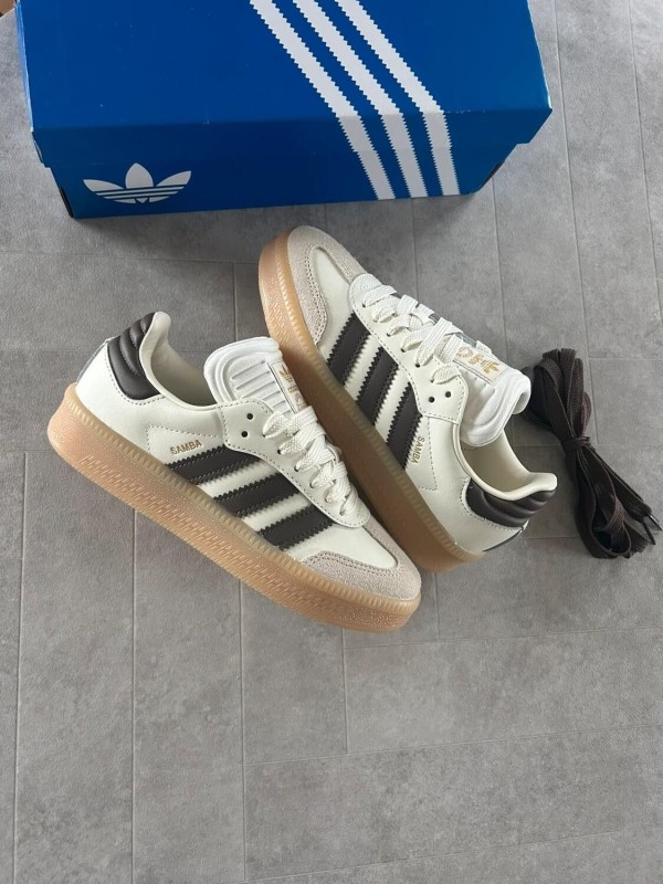 Samba off white earstrata chocolate brown 2