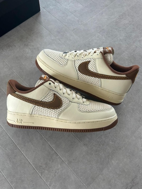 Air force 1 coconut milk british gold tan brown