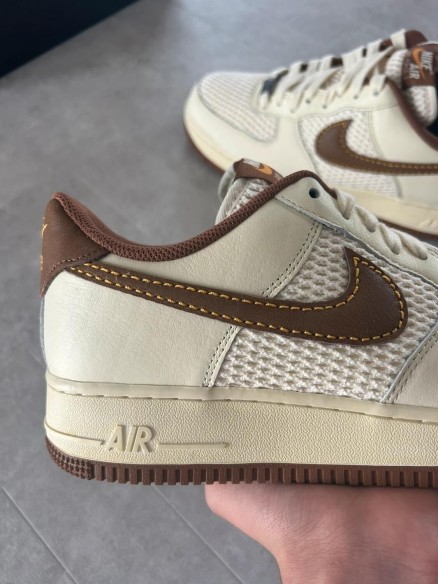 Air force 1 coconut milk british gold tan brown
