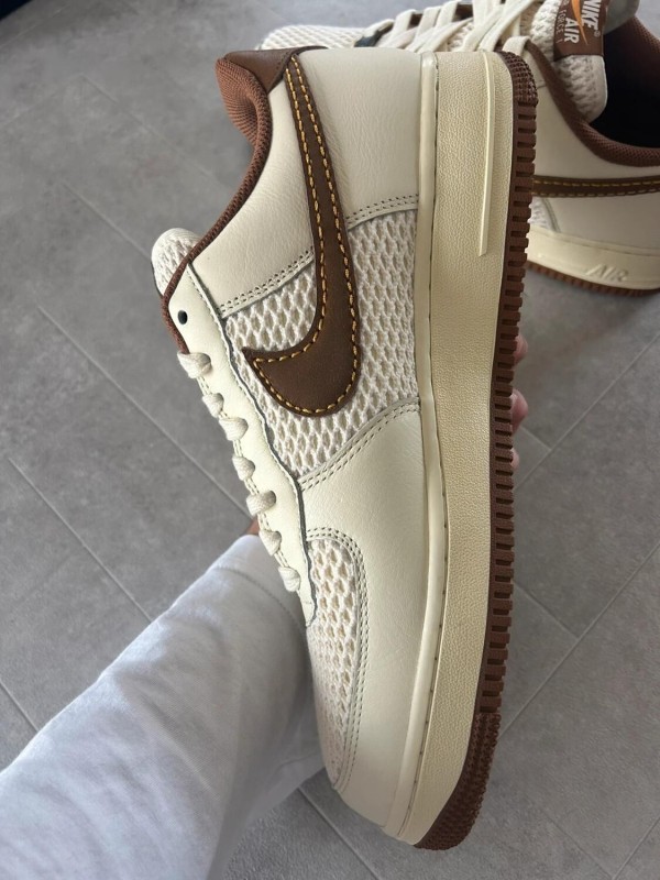 Air force 1 coconut milk british gold tan brown 2
