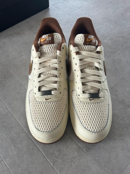Air force 1 coconut milk british gold tan brown