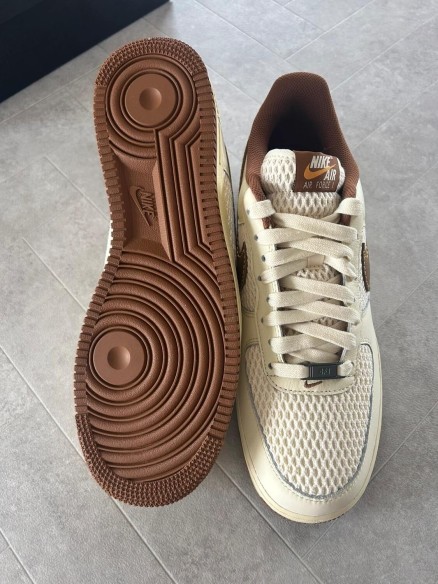 Air force 1 coconut milk british gold tan brown