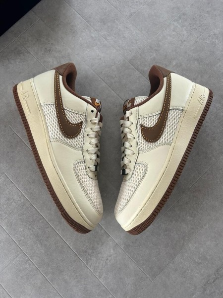 Air force 1 coconut milk british gold tan brown