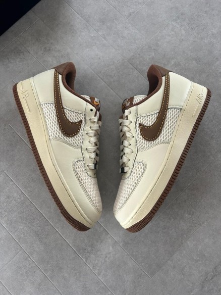 Air force 1 coconut milk british gold tan brown