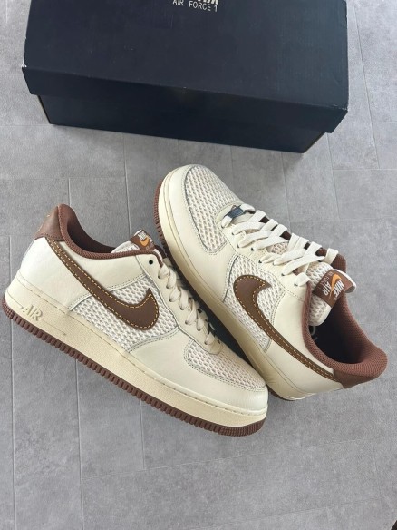 Air force 1 coconut milk british gold tan brown