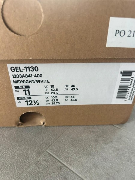 Asics gel 1130 midnight navy blue white