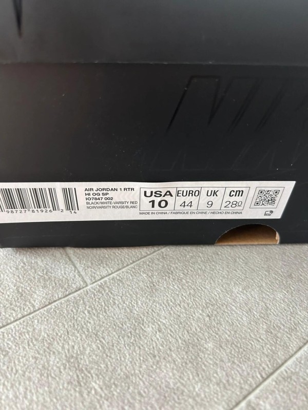 Jordan 1 union x fragment blue varsity red 2