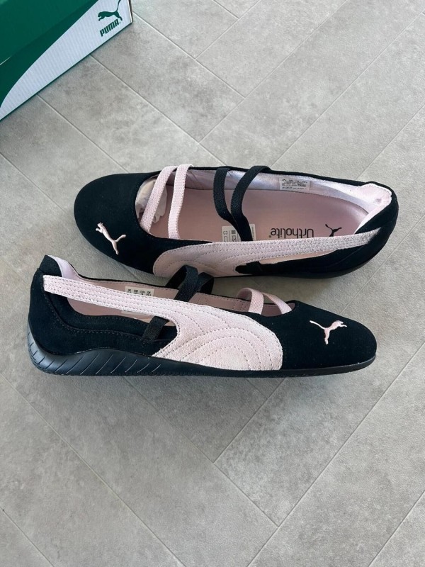Puma speedcat ballet black pink white mauve 2