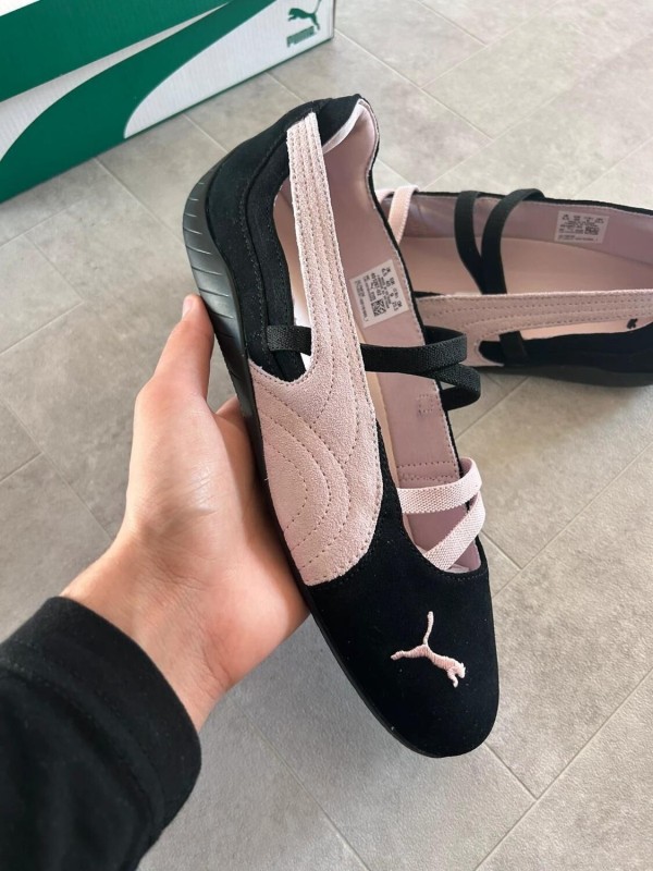 Puma speedcat ballet black pink white mauve 2