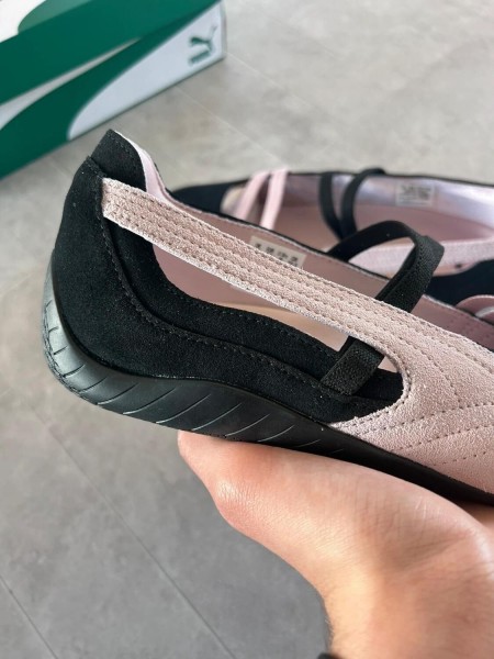 Puma speedcat ballet black pink white mauve