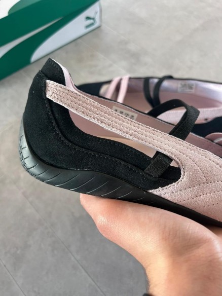 Puma speedcat ballet black pink white mauve