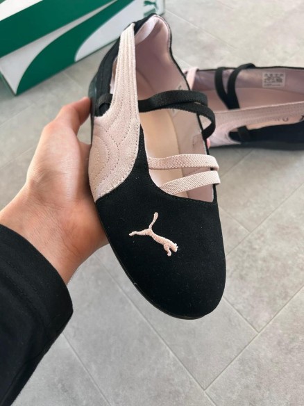 Puma speedcat ballet black pink white mauve