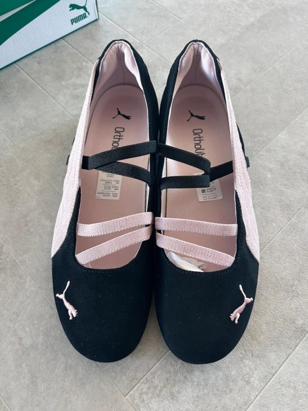 Puma speedcat ballet black pink white mauve 2