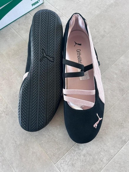 Puma speedcat ballet black pink white mauve