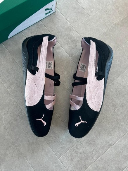 Puma speedcat ballet black pink white mauve