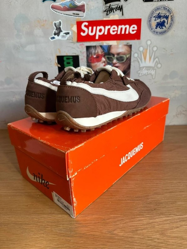 Nike moon shoe jacquemus brown 2