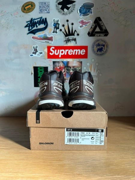 Salomon XT-6 black coffee roast vanilla