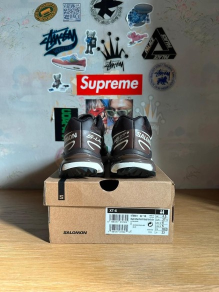 Salomon XT-6 black coffee roast vanilla